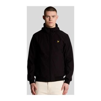 Lyle & Scott Jassen Mesh Achter Softshell Jas - Heren - Zomerjassen - Zwart - XL - Jassen
