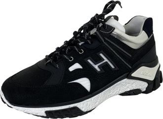 Hogan H477 Urban Trek Sneaker - Heren - Sneakers - Zwart - 40 EU - Leer - Schoenen
