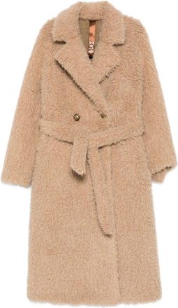 Glox Double-breasted Belted Coat