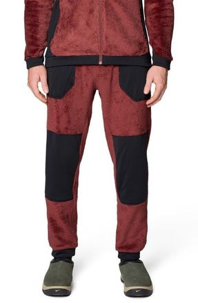 Mountain Hardwear Polartec High Loft Fleece Pants in Bourbon Brown/Black at Nordstrom, Size Xx-Large
