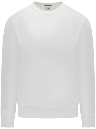 C.P. Company fleece sweatshirt - men - Cotton/Elastane - S - White
