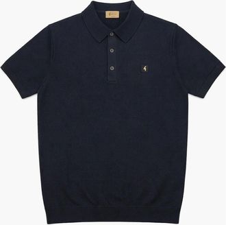 Gabicci Vintage 1973 Mens Gabicci Vintage Jackson Navy Polo Shirt - Size: 38