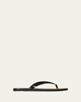 The Row Mens City Calfskin Flip Flop Sandals
