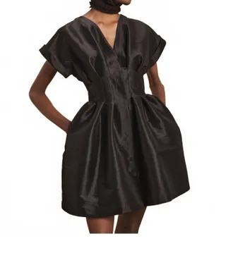 Kika Vargas Billie Dress In Black