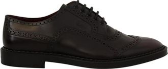 Dolce & Gabbana Laced Schoenen - Heren - Nette schoenen - Zwart - 39 EU - Leer - Schoenen