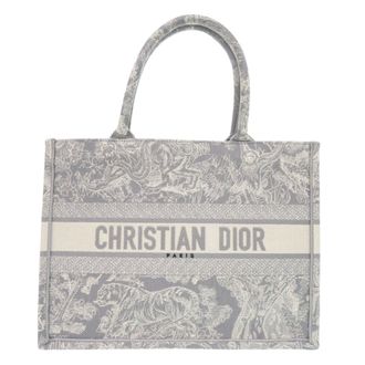 Dior Gray Canvas Tote Bag (Pre-Owned)