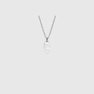 Diesel Stainless steel pendant necklace - Necklaces - Unisex - Silver