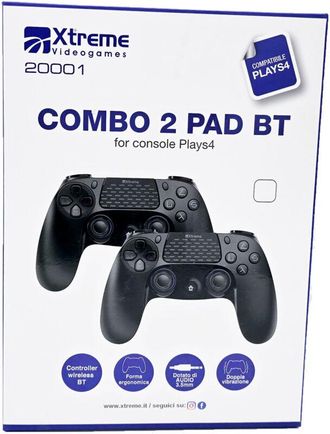 No Brand Xtreme 20001 periferica di gioco Nero Bluetooth Gamepad Analogico/Digitale PlayStation 4