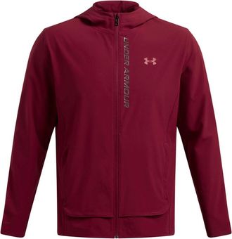 Under Armour Heren Outrun Track Jas (Rood)