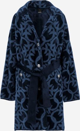 Pinko Nylon Coat With Love Birds Motif