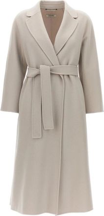 Max Mara Esturia Jas - Dames - Jas met riem - Beige - 2XS - Wol - Jassen