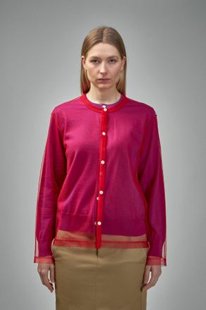 Comme Des Gar&ccedil;ons Layered Cardigan