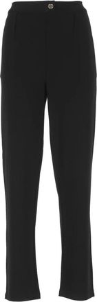 Fay Viscose Broek - Dames - Straight fit broeken - Zwart - XL - Broeken