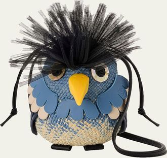 Loewe x Paulas Ibiza Woven Bird Shoulder Bag