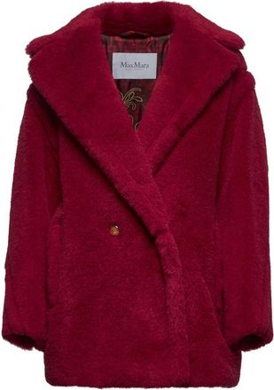 Max Mara Rode Elegante Jurk - Dames - Jassen - Rood - XS - Jassen