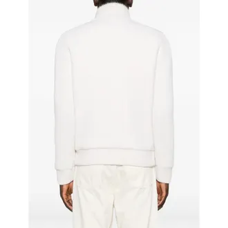 Barba Ribbed Knit Sweatshirt - White
