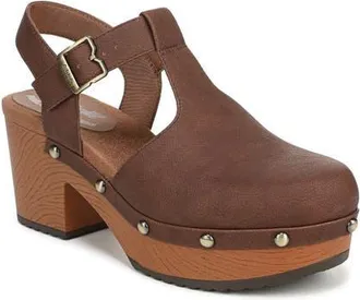 Dr. Scholls Classic Day Slingback Platform Clog in Whiskey Brown at Nordstrom, Size 8.5