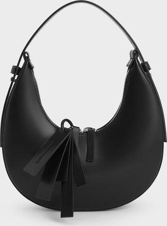 Charles & Keith Carey Crescent Hobo Bag