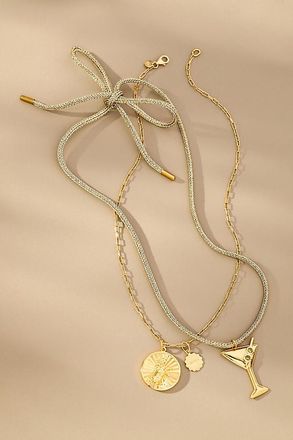 Hart England Heirloom Chain & Lurex Cord Necklaces, Set of 2