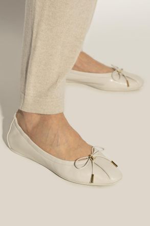 Ferragamo Ballet Flats Joelle, Womens, Cream
