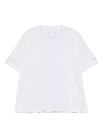 sacai Katoenen T-shirt - Wit