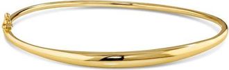 Devata Dome Bangle Bracelet in 14K Gold in Yellow Gold at Nordstrom, Size Small