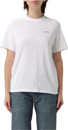Coperni Essenti&euml;le T-shirt met korte mouwen - Dames - T-shirts - Wit - M - Tops