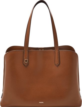 Fossil Womens Wren Leather Tote