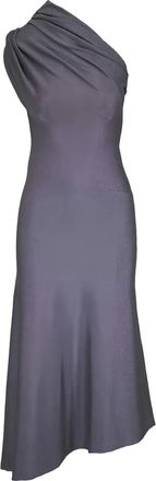 Khaite Abito monospalla con ruches - Grigio