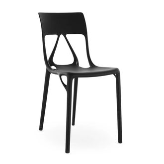Kartell A.I. Lite Stuhl, schwarz