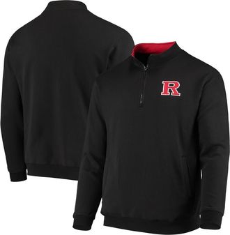Colosseum Mens Colosseum Black Rutgers Scarlet Knights Tortugas Logo Quarter-Zip Jacket at Nordstrom, Size Xxx-Large