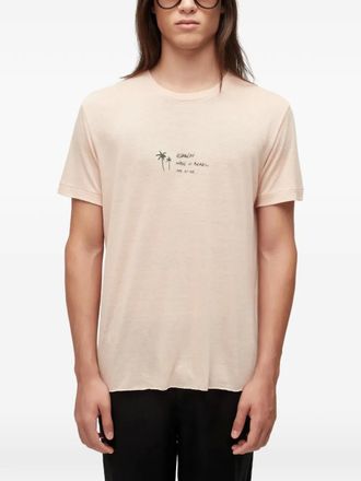 Osklen T-shirt met ronde hals - Beige