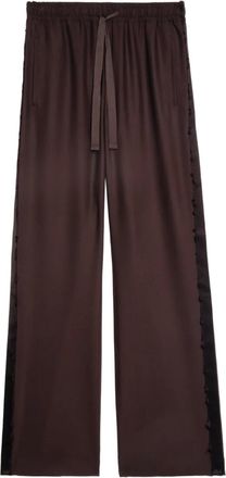 Zadig&Voltaire Pantaloni Evy con coulisse - Marrone