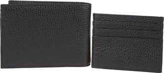 Emporio Armani Kleinleder - Gift Box Wallet + Credit Carsd Holder Black - Gr. unisize - in Schwarz - f&uuml;r Damen