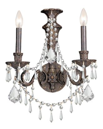 Crystorama Vanderbilt 2-Light Sconce