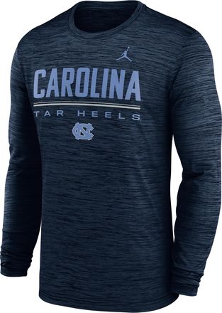 Nike Mens North Carolina Sideline Velocity Jordan Brand Dri-FIT College T-Shirt in Blue | 0JEQ41SNCN-FG7