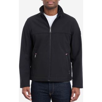 Tommy Hilfiger Water Resistant Softshell Jacket in Black at Nordstrom Rack, Size Xx-Large