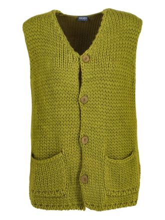 Kenzo ribbed knitted vest - Green