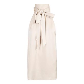 Nouvelle/Silk95Five Sleeveless Tops, female, Beige, Size: L Silk95Five Top Beige