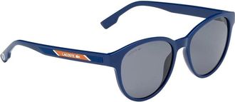Lacoste Accessoires, Dames, Blauw, ONE Size, Blauwe Injectie Zonnebril