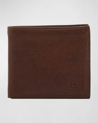 IL BISONTE Mens Vintage Leather Wallet