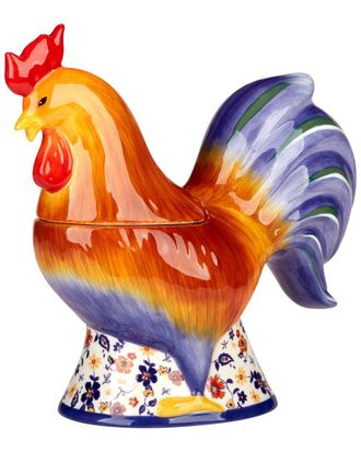 Certified International Morning Rooster 3D Cookie Jar