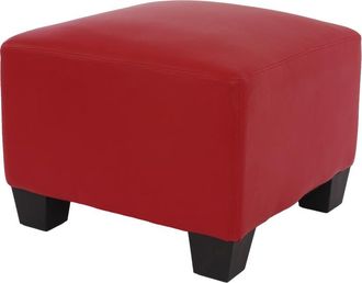 Hhg Nunca Usado] Otomana Modular Lyon, Polipiel, Rojo