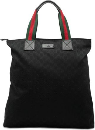 Gucci Pre-owned Gucci GG Canvas Web Vertical Tote Ladies HGG9TXVA2UIZ7FQA