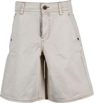 Miss Sixty Bermuda in Denim - Dames - Denim shorts - Beige - W24 - Denim - Korte Broeken