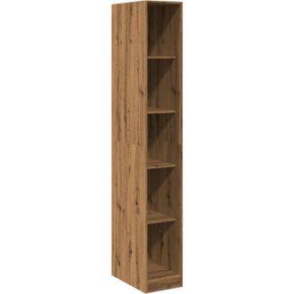 vidaXL Vidaxl - Armario De Madera De Ingenier&iacute;a Roble Artesanal 30x50x200 Cm
