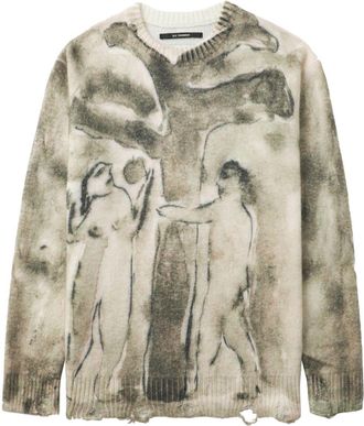 Song for the Mute Maglione con stampa - Toni neutri