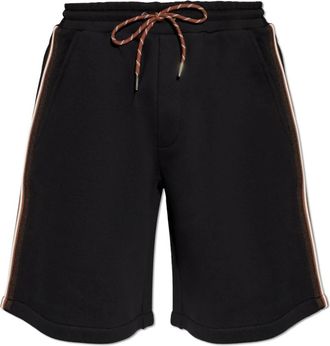 Moncler Logo Patch Shorts - Heren - Korte Broeken - Zwart - XL - Katoen - Korte Broeken