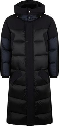 Moorer Jassen, Heren, Blauw, M, Lange Gewatteerde Jas