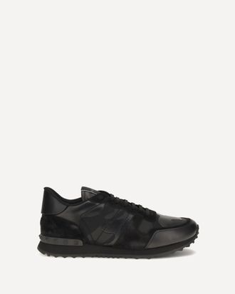 Valentino Garavani Rockrunner Camouflage Sneakers Male 43.5